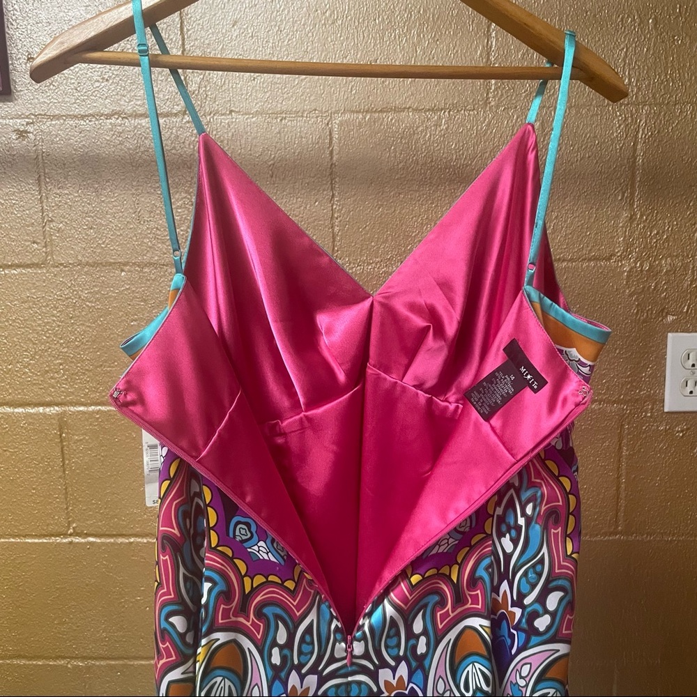 Boho Hippie - Fully Lined Paisley - Size 14 Dress - Picture 6 of 16